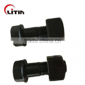 Part for excavator track shoe bolt and nut