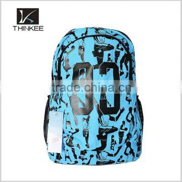 School nylon material Backpacks student School bag