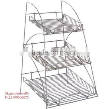 Retail Display Racks Include 3 Stationary Trays