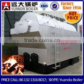 Supply & installation of 4ton steam boiler three pass fire wood solid waste