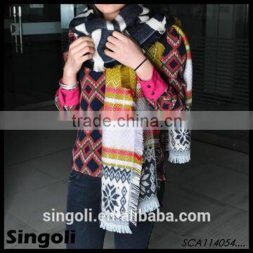 Fashio Trendy 2015 Spring Ladies Bohemia Weave Scarf photo-5