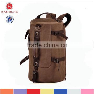 Fashion Large Vintage Canvas Backpack Leisure Canvas camping Backpack Wholesale Custom Canvas Backpack