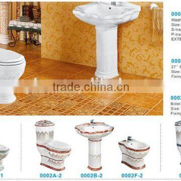 Chaozhou Decorated Bathroom Sanitary Ware Toilet WC_color Toilet photo-3