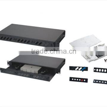 High Quality Fiber Optic Box Fiber patch panel with changeable panel Fiber Optic Distribution Panel LC SC ST FC