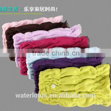 super absorbent color microfiber women ladies hair turban