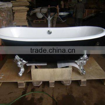 Bathroom Frees Tanding Bathing Soaking Shower Bath Tub no Drillings photo-2