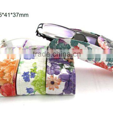 Colorful Flower Pattern Handmade eyeglasses glasses Case