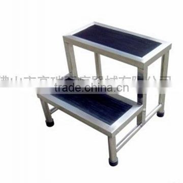 Hot sale stainless steel hospital foot stool patient 2 steps