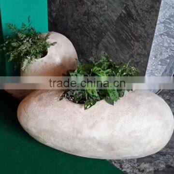 Modern Garden Large Egg Flower Pots Planter photo-2