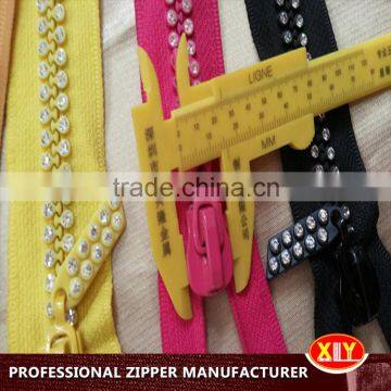 Shenzhen Xly Ykk Color Ykk Quality Diamond Zipper