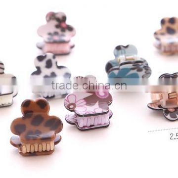 fancy hair accessories small decorative claw clips plastic hair clips