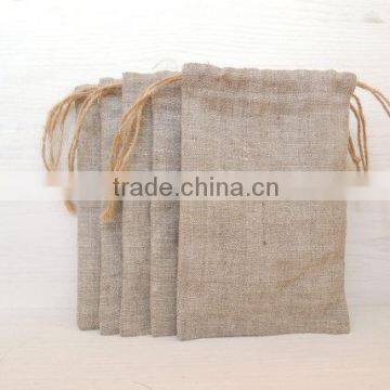 Royal Custom Blank drawstring Linen Gift Pouch Bag