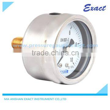 Widely Used Glycerin Filled Manometer Pressure