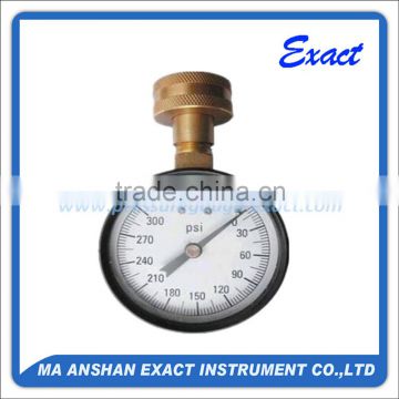 Hot Sale Black Steel Body Water Test Pressure Gauge