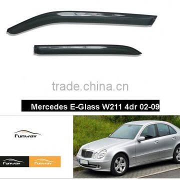 CAR DOOR VISOR RAIN DEFLECTOR FOR Mercedes E-Glass W211 4dr 02-09