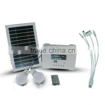 Portable Solar Generator 6w Solar Home System Solar Kit Mini Solar System for Garage Workshop Corridor Garden Gazebo Emergency