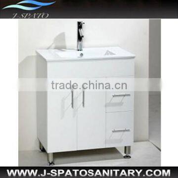 Modern design floor mounted small commercial bathroom vanities