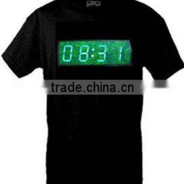 LED T-Shirt, LED message shirt