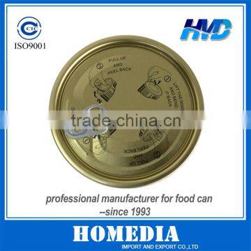tin coating easy open lid 401# EOE
