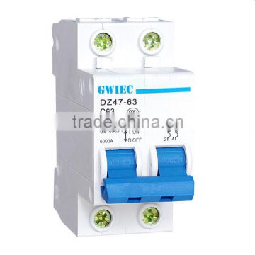 C45N 2 Pole MCB merlin gerin circuit breaker