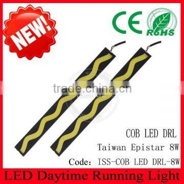 Car accessories high power 12v drl led cob, daytime running light for ww touran