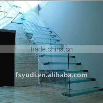 2013 new design glass staircase