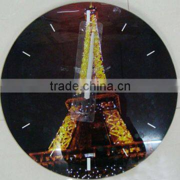 Decorative Glass Wall Mounted Clock photo-6