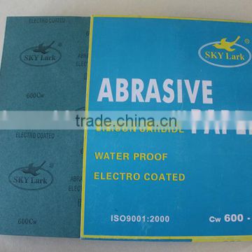 Blue stearate coated abrasive sheet with kraft paper and alumina for primer grinding and surface finishing