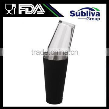 Boston Cocktail Shaker Stainless Steel, Powder Coated Glass Bottle Custom Cocktail Shaker                        
                                                Quality Choice