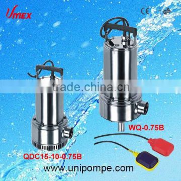 Professional Manufacturer of Submersible Sewage Pump Stainless Steel Pump