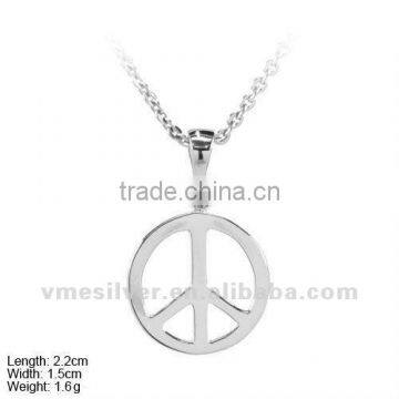 [PSA-0987] 925 Silver Religion Charm/ Pendant, Plain Silver Charm/Pendant