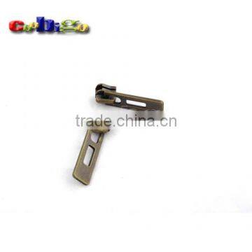 42*12mm 5# Auto Lock Zipper Slider Zinc Alloy Antique Brass For Resin Zippers #FLQ151-BR photo-2