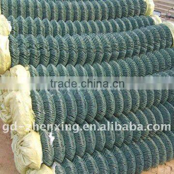 Guangzhou city pvc coated chain link fence netting