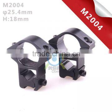 2pcs Low Profile 25.4mm 1" Scope Rings Fits 11mm Dovetail Rail Scope Mount Free Shipping