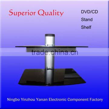 2 Tier Glass Shelf DVD Glass Stand High Quality Glass shelf