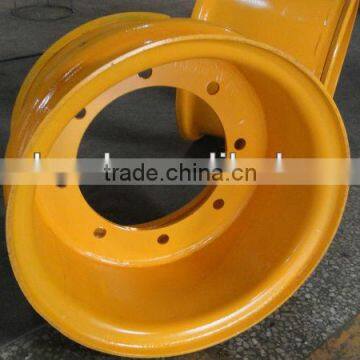 steel wheels for construction machines