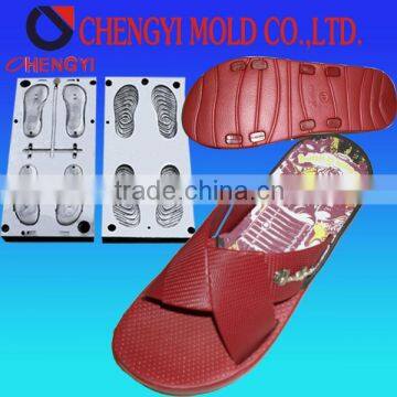 men's eva sole with pvc fashion shoe mold manufacture