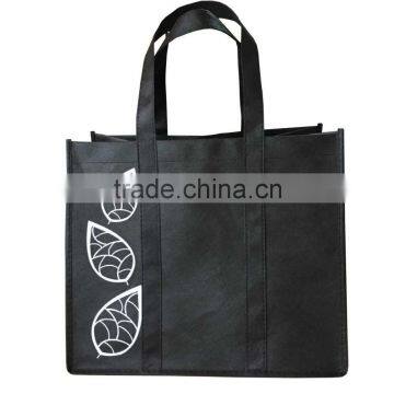 promotional customized silk-screen printing grocery non woven tote bag