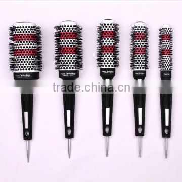 Professional salon plastic square hair brush