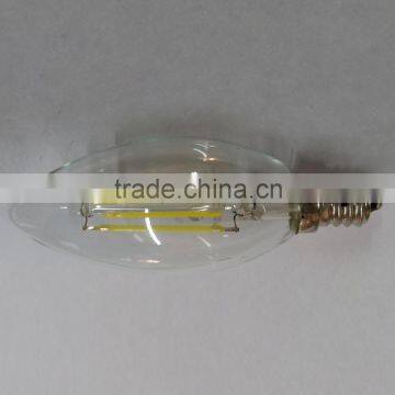 Full Glass Dimmable E14 E12 4w Led Filament Bulb photo-3