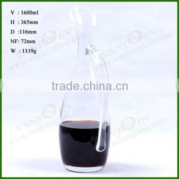 1600ML Clear Glass Pot