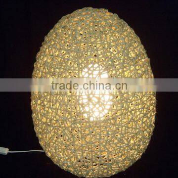 Decorative Rattan Wicker Wall Lamps or Absorb Dome Light photo-3