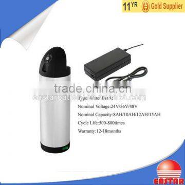 High power 36v 10ah lithium ion battery for electric bike