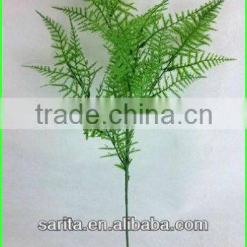 Single stem green cheap artificial plants