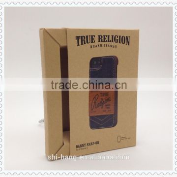 High quality Color printed Kraft paper box packing for mobile case