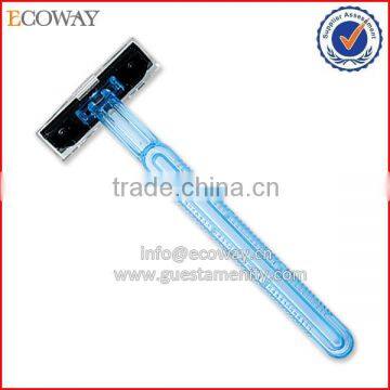 3 Star Hotel Twin Blades Disposable Travel Plastic Handle Razor