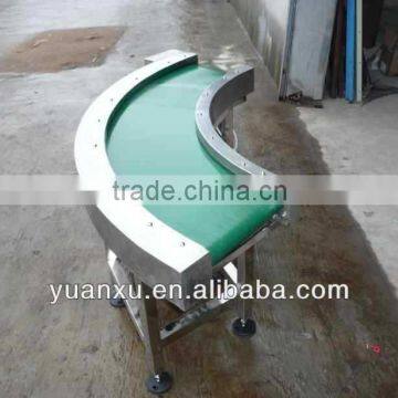 YK-PD001 Powered curved green belt conveyor