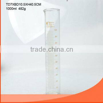 1000ml clear glass measuring cup with scale