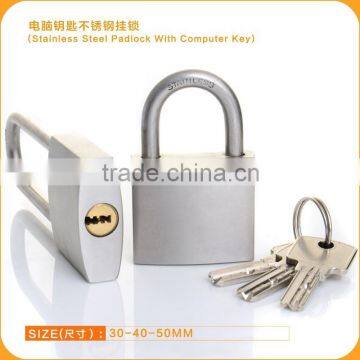 Special Stainless Steel Padlock With Computer Key In Cheap Price!!!!