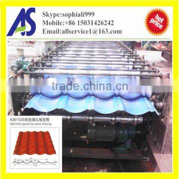 828 circular arc glazed tile forming machine